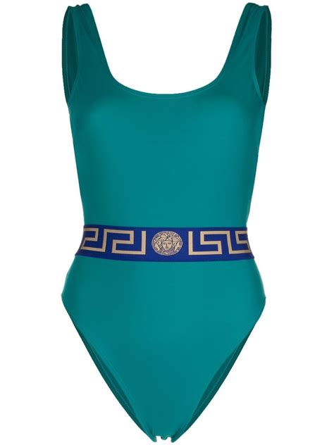 versace greca swimsuit|greek colors women's swim suit.